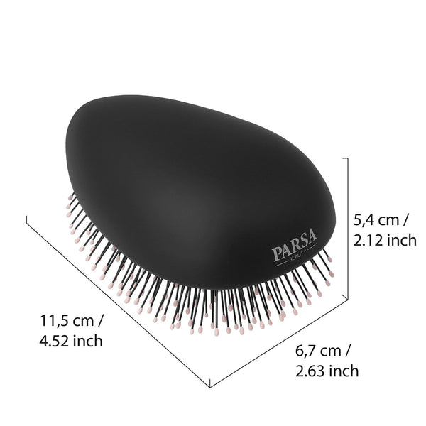 Parsa Beauty PARSA Beauty Entwirrbürste Compact Styler Haar Entwirrer in schwarz Neuheiten