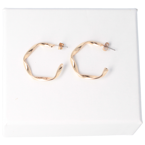 Parsa Beauty That's me by PARSA Beauty Creolen in Gold mit gewellter Optik Black Friday Preise