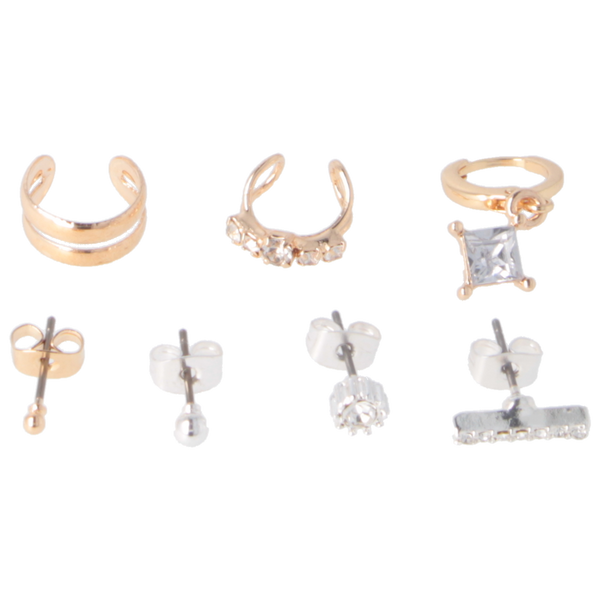 Parsa Beauty That's me by PARSA Beauty Mehrfachohrstecker mit Strass in Gold und Silber Im Verkauf