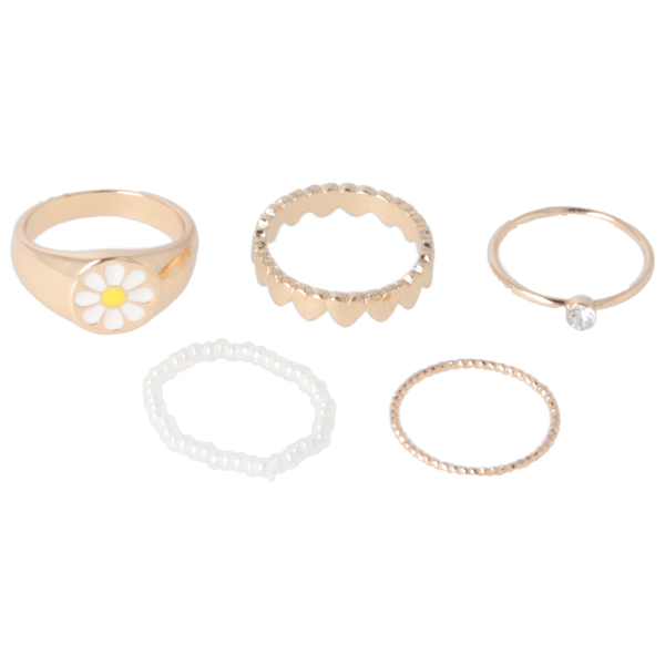 Parsa Beauty That's me by PARSA Beauty Ringset in Gold mit zeitlosen Design Auslauf