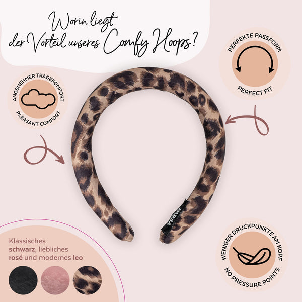 Parsa Beauty PARSA Beauty Comfy Hoop Kids Flamingo Haarreif mit innenliegender Komfortpolsterung Lagerräumung