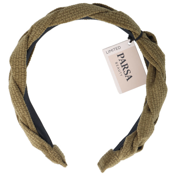 Parsa Beauty PARSA Beauty Haarreif geflochten grün Online Outlet