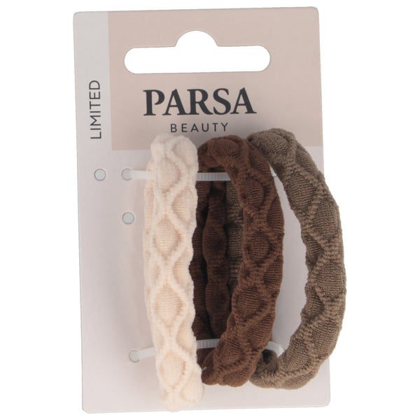 Parsa Beauty PARSA Beauty Haargummi strukturiert mehrfarbig 5,5cm 3Stk Tägliche Deals