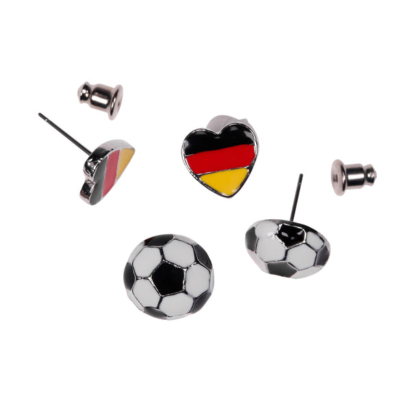 Parsa Beauty PARSA Beauty Deutschland Fanartikel Set Haarband, Schleife, Ohrringe, Scrunchies für EM und WM Black Friday Preise