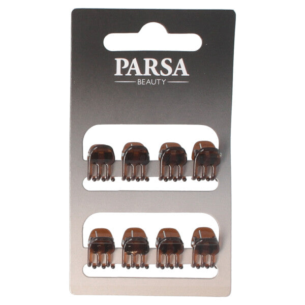 Parsa Beauty PARSA Beauty Haarklammer klein braun shiny 8Stk Verkauf