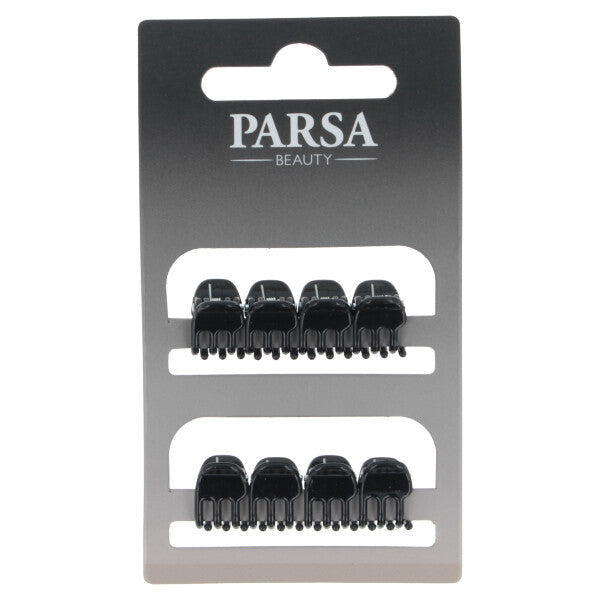 Parsa Beauty PARSA Beauty Haarklammer klein schwarz shiny 8Stk Schlussverkauf