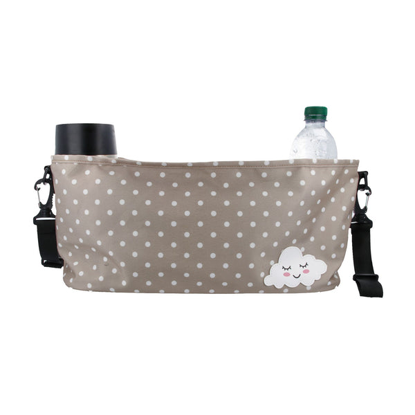 Parsa Beauty PARSA Baby Kinderwagentasche beige mit Wolkenstickerei Valentinstagsangebot