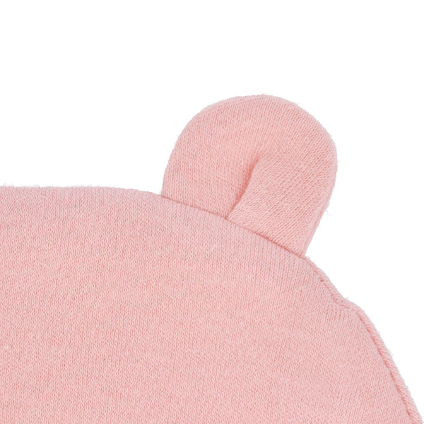Parsa Beauty PARSA Baby Mütze rosa mit Öhrchen und Wölkchenstickerei 1Stk Heißer Verkauf