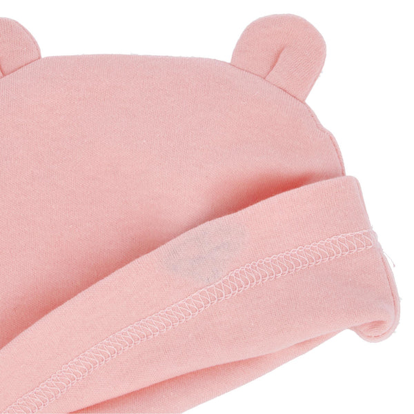 Parsa Beauty PARSA Baby Mütze rosa mit Öhrchen und Wölkchenstickerei 1Stk Heißer Verkauf