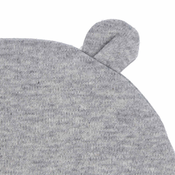 Parsa Beauty PARSA Baby Mütze grau mit Öhrchen und Wölkchenstickerei 1 Stk Top Angebot