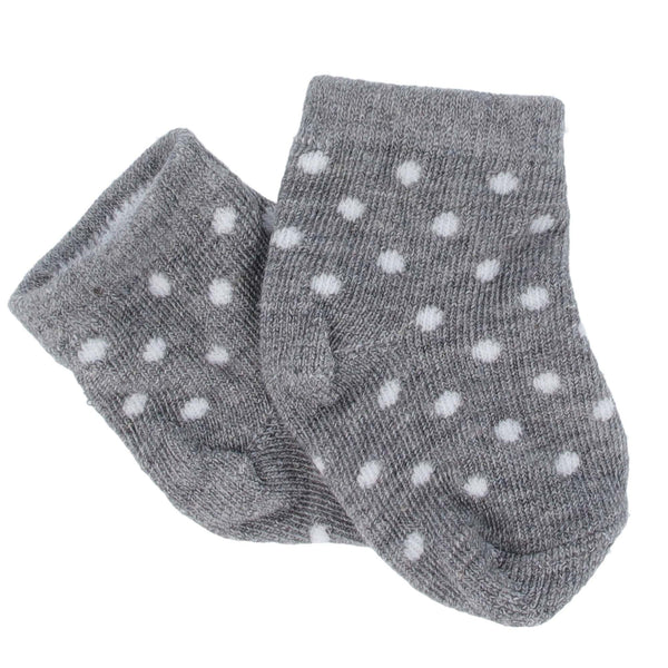 Parsa Beauty PARSA Baby Söckchen grau mit weißen Punkten Exklusive Angebote