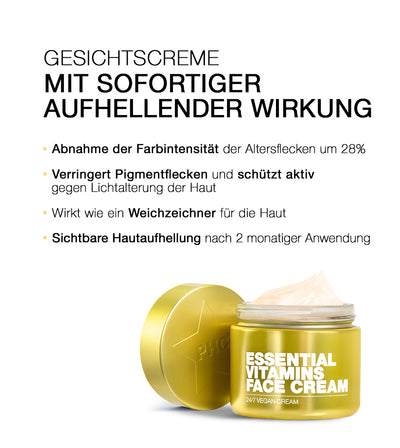 PHC Skincare ESSENTIAL VITAMINS FACE CREAM 24/7 50% Rabatt mit kostenlosem Versand
