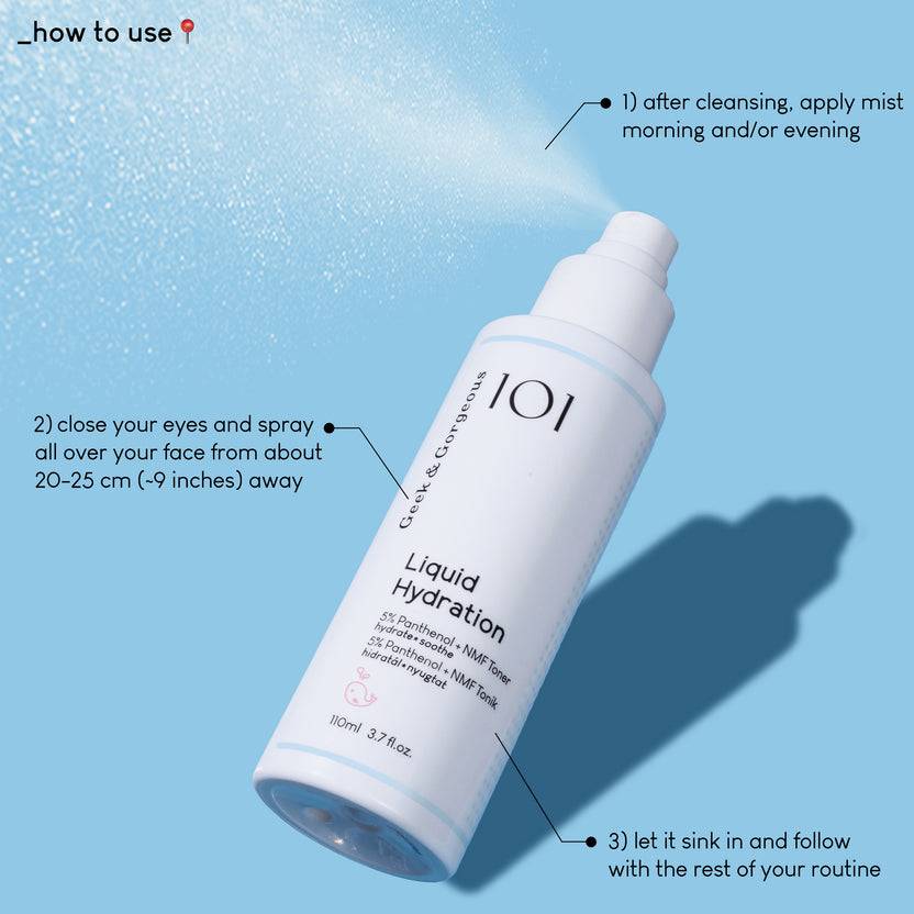 Geek & Gorgeous Liquid Hydration (110ml) Letzter Tag