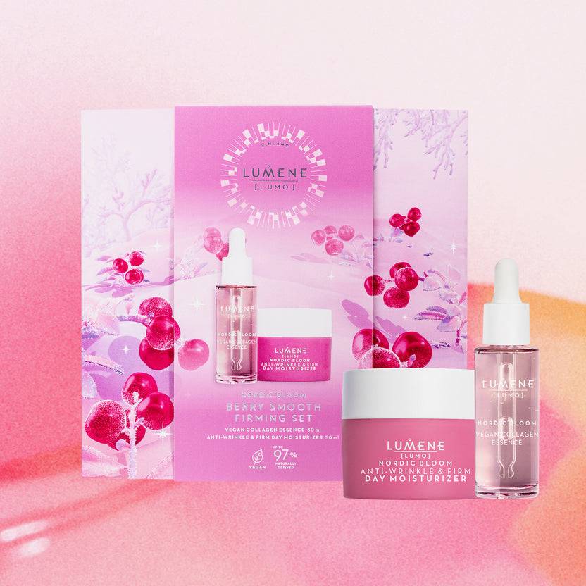 Lumene NORDIC BLOOM [LUMO] BERRY SMOOTH FIRMING SET 2024 (80ml) Kostenloser Versand
