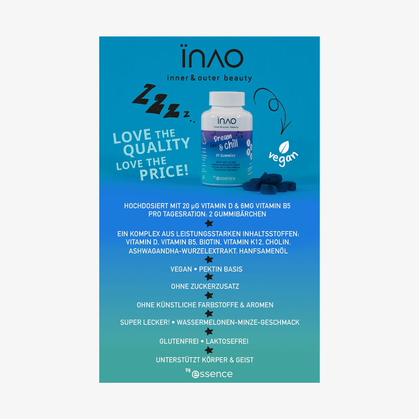 INAO by Essence Dream And Chill Gummies (180g) Letzter Tag