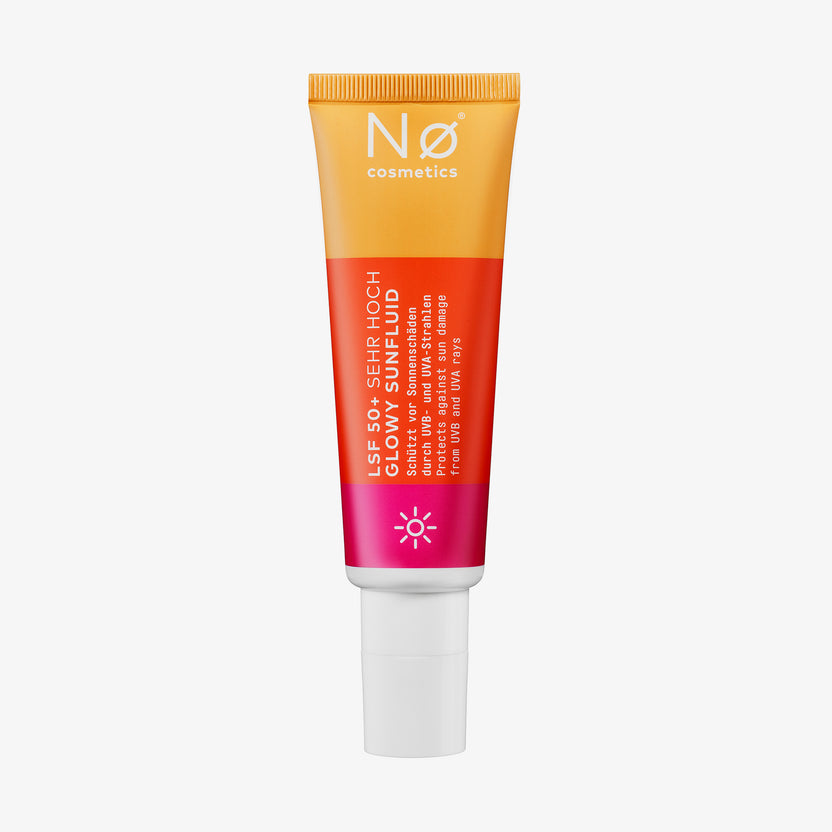 Nø Cosmetics luminous tøday LSF 50+ Glowy Sunfluid (50ml) Neueste Stile