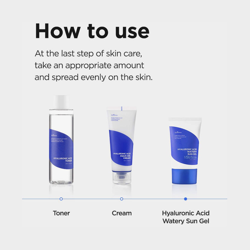 Isntree Hyaluronic Acid Watery Sun Gel (50ml) Super Rabatt