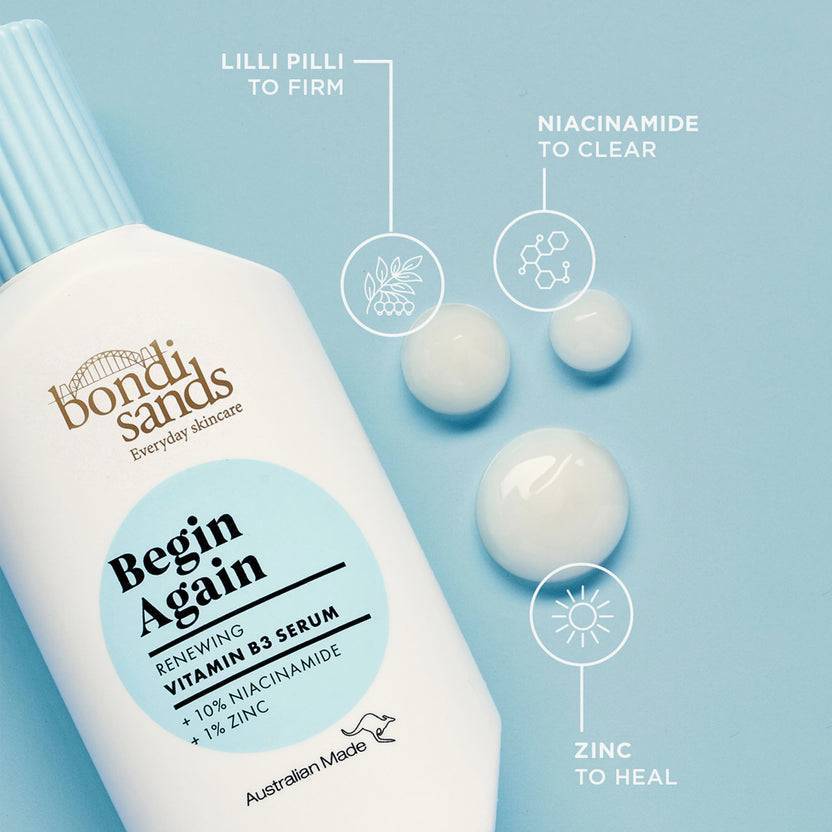 Bondi Sands Begin Again Vitamin B3 Serum (30ml) Großer Ausverkauf