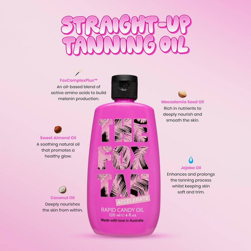 The Fox Tan Rapid Candy Oil (120ml) Flash Sale