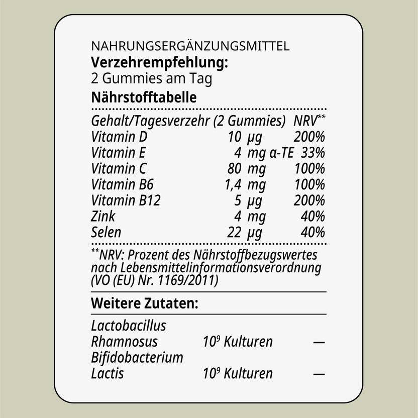 INAO by Essence Immune Tune Gummies 3 Month Bundle Riesige Ersparnisse