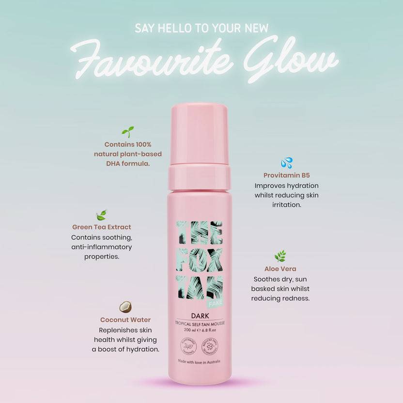 The Fox Tan Dark Tropical Self-Tan Mousse (200ml) 50% Rabatt mit kostenlosem Versand