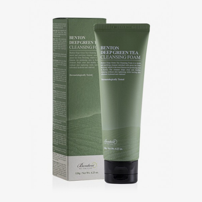 Benton Deep Green Tea Cleansing Foam (120g) Outlet