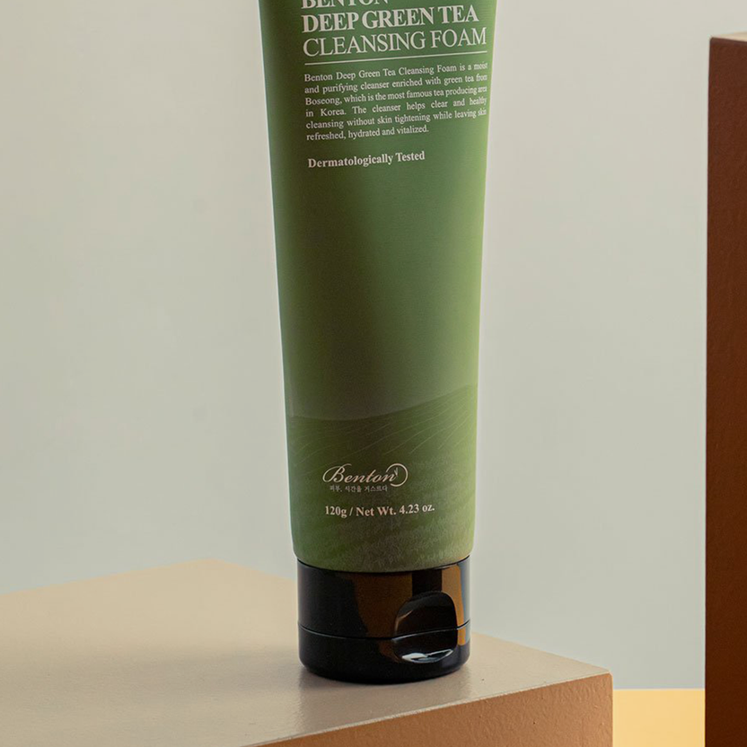 Benton Deep Green Tea Cleansing Foam (120g) Outlet