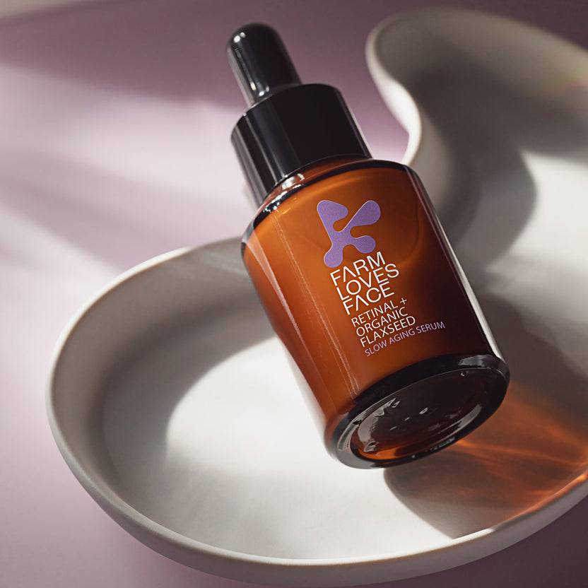 Farm Loves Face Retinal + Organic Flaxseed Slow Aging Serum (28ml) Hotsell
