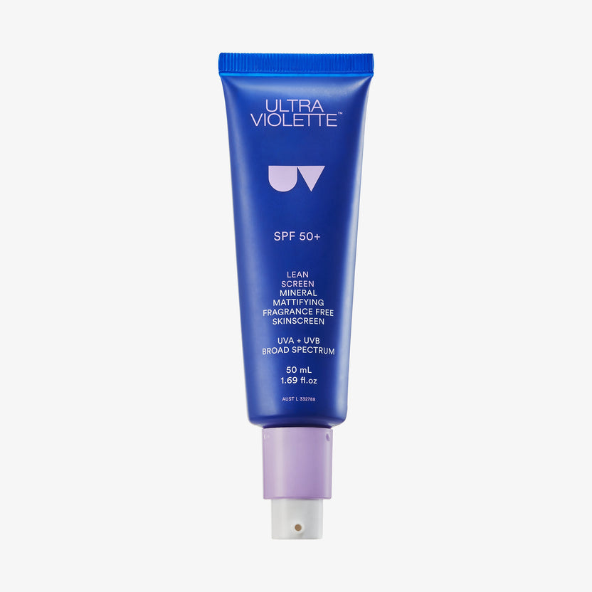Ultra Violette Lean Screen Mineral Mattifying Fragrance Free Skinscreen SPF50+ (50ml) Saisonschlussverkauf