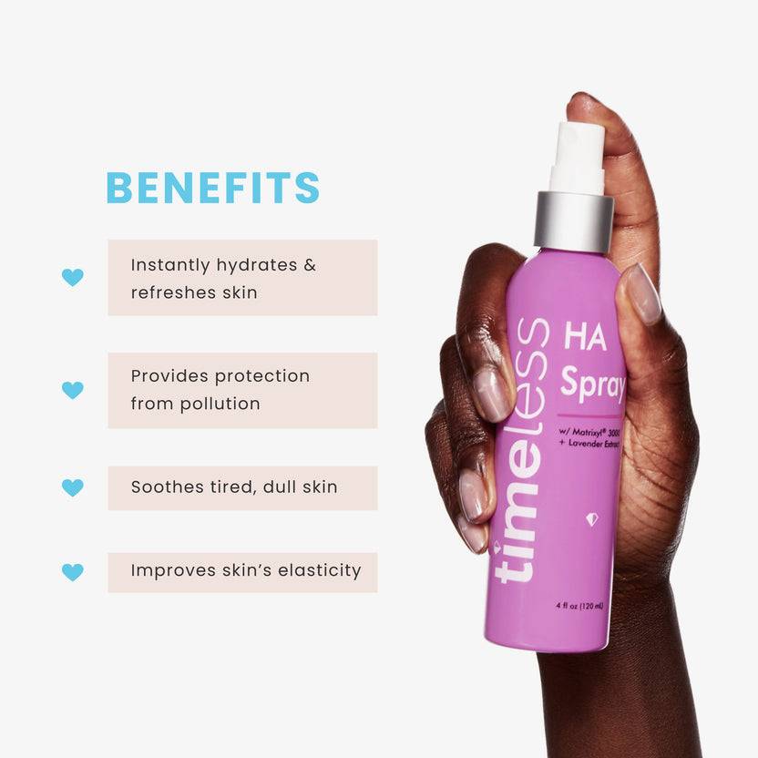 Timeless Skin Care HA LAVENDER SPRAY w/ Matrixyl 3000 (120ml) Räumungsverkauf