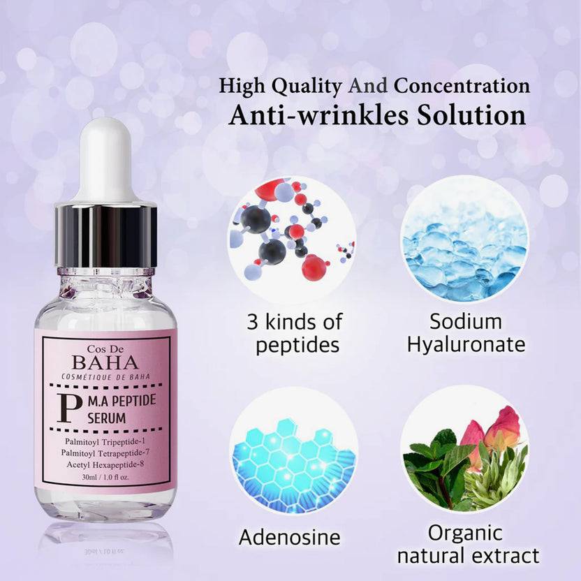 Cos de Baha Peptide Serum 30ml (P) (30ml) Nur noch ein Tag übrig