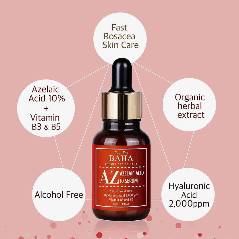 Cos de Baha Azelaic Acid 10% Serum 30ml (AZ) (30ml) 50% Rabatt mit kostenlosem Versand