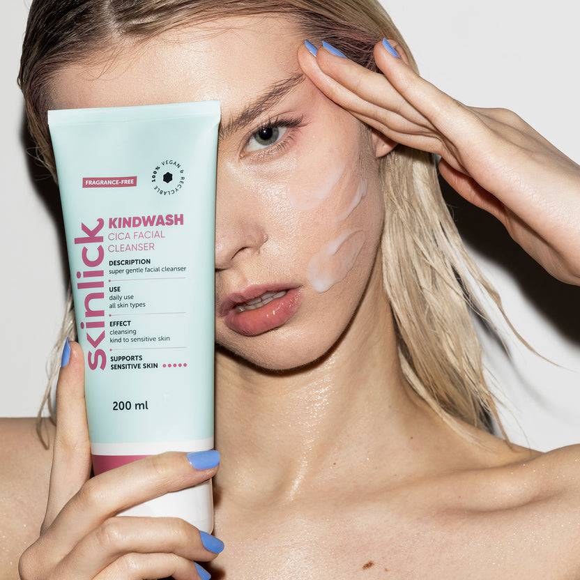 skinlick Kindwash Cica Facial Cleanser (200ml) Begrenzt auf 3 Tage