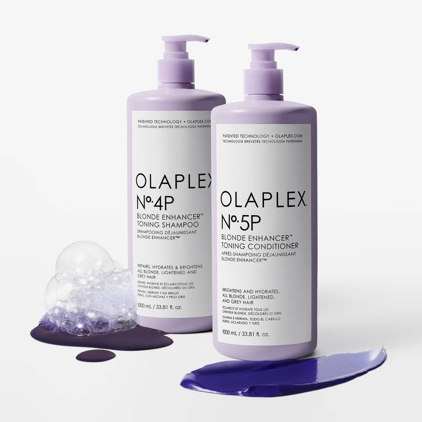 OLAPLEX No.4P Blonde Enhancer™ Toning Shampoo 1000 ml (1000ml) Kostenlose Rückgabe