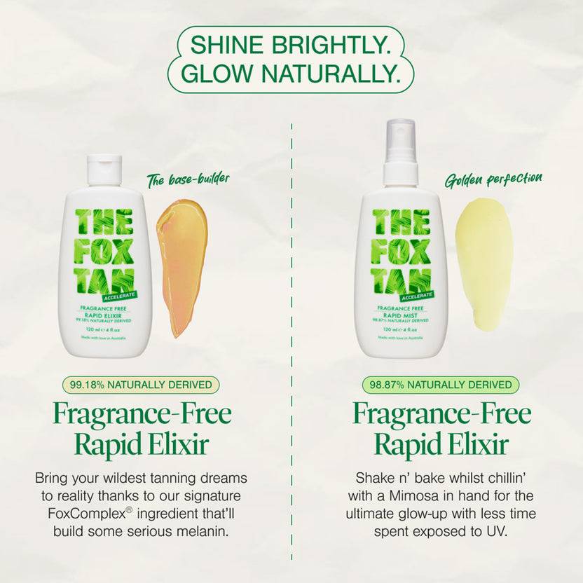 The Fox Tan The Bronzed Bundle - Fragrance Free (330ml) Neueste Stile