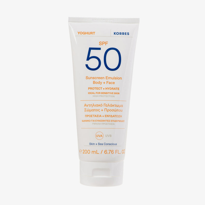 KORRES Yoghurt Sonnenschutz-Emulsion für Körper und Gesicht (200ml) Super Rabatt