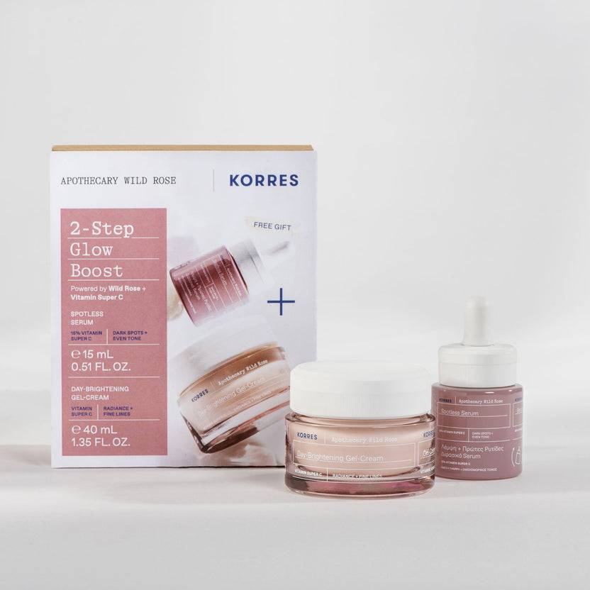 KORRES Apothecary Wild Rose 2-Step Glow Boost (55ml) Im Verkauf
