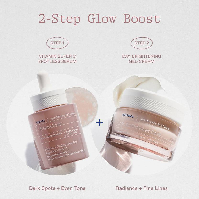 KORRES Apothecary Wild Rose 2-Step Glow Boost (55ml) Im Verkauf
