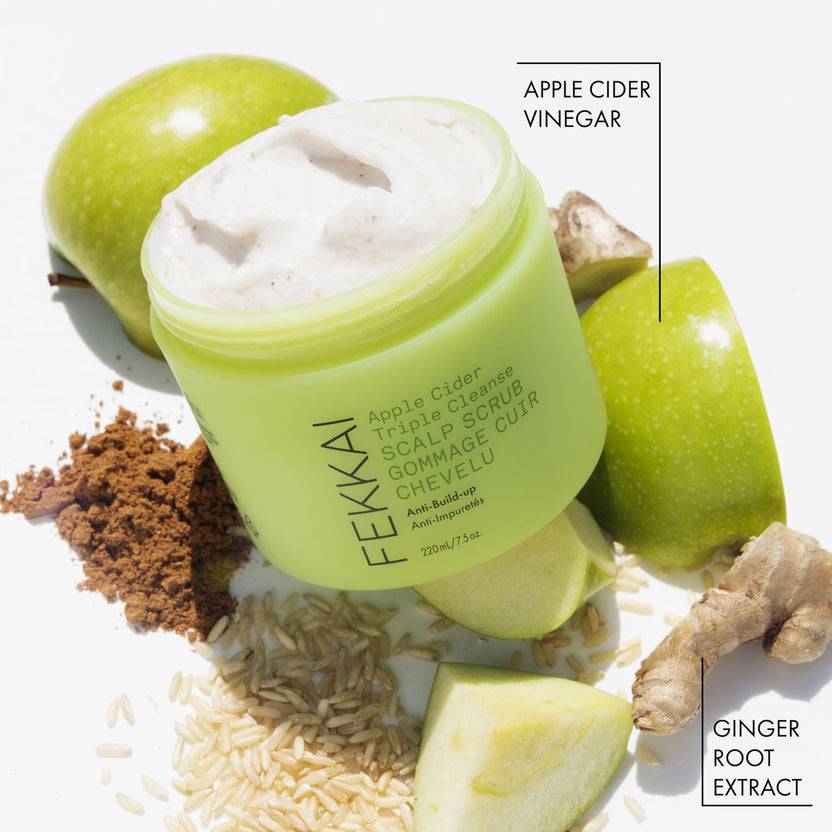 FEKKAI Apple Cider Triple Cleanse Scalp Scrub (220ml) Hotsell