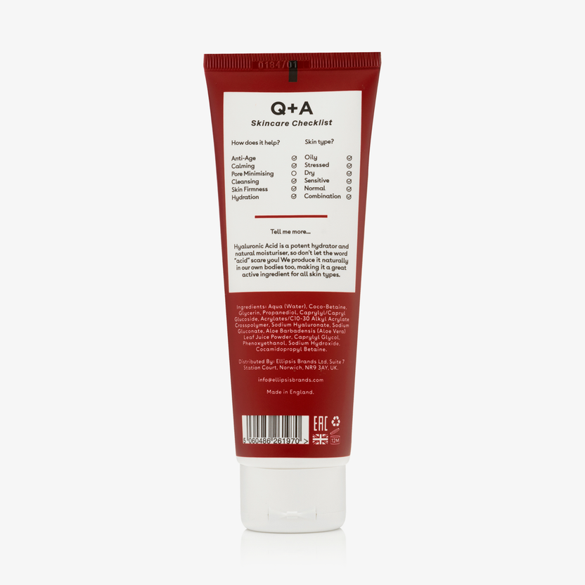 Q + A Skin Hyaluronic Acid Hydrating Cleanser (125g) Schlussverkauf