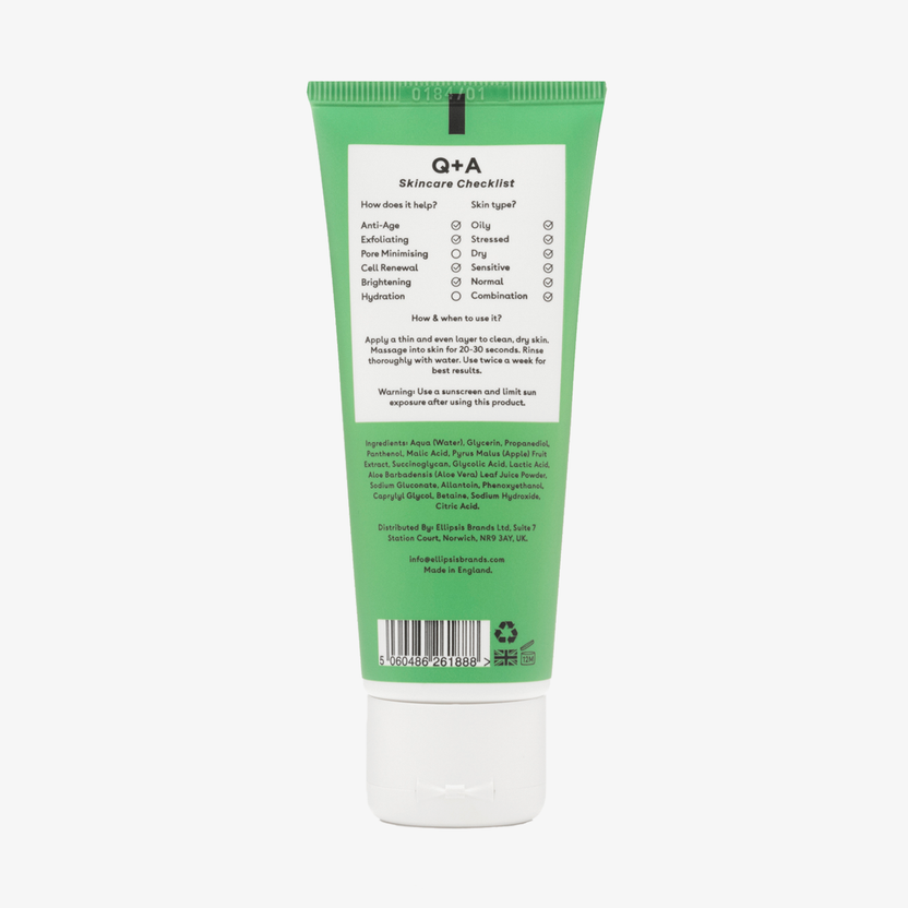 Q + A Skin Apple AHA Exfoliating Gel (75ml) Günstiger Verkauf
