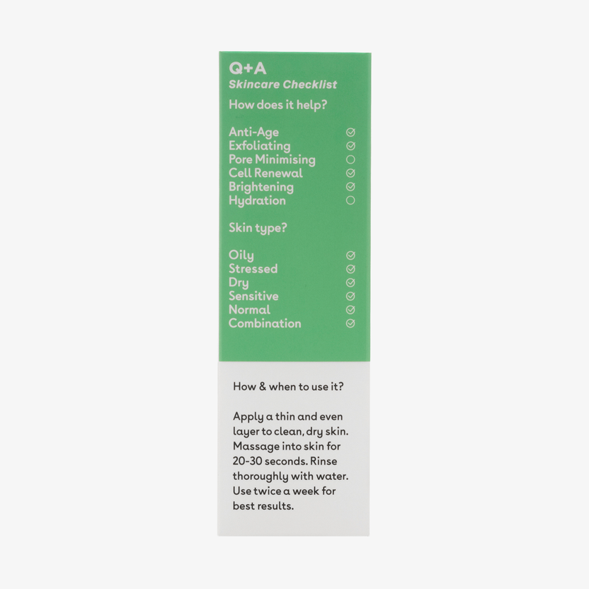 Q + A Skin Apple AHA Exfoliating Gel (75ml) Günstiger Verkauf