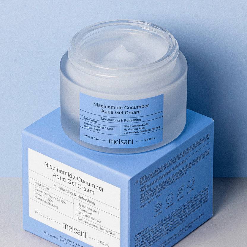 meisani Niacinamide Cucumber Aqua Gel Cream (50ml) Meist gekauft