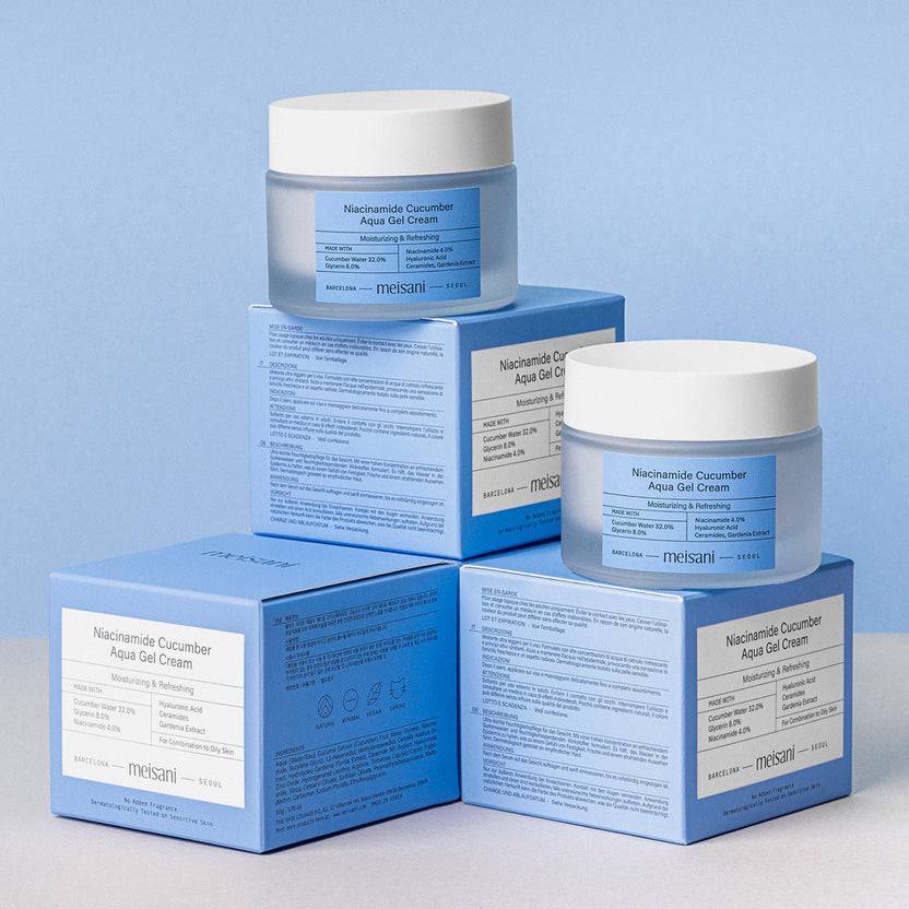 meisani Niacinamide Cucumber Aqua Gel Cream (50ml) Meist gekauft
