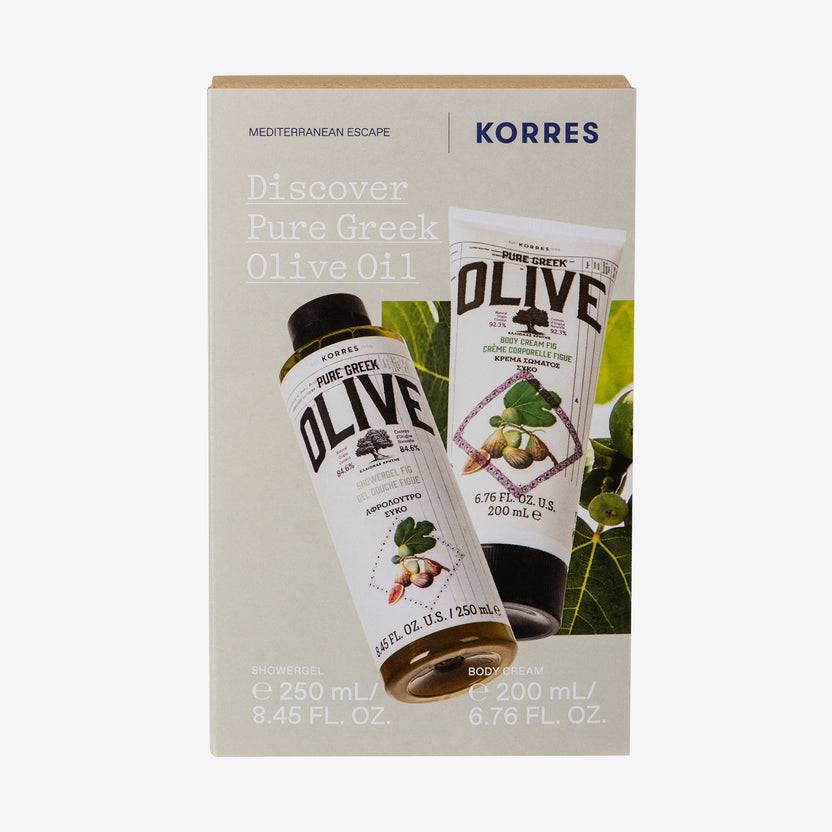 KORRES OLIVE & FIG Körperpflege Set (450ml) Rabatt