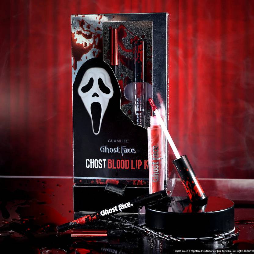 Glamlite Cosmetics Ghost Face™ x Glamlite Blood Lip Kit Nur noch ein Tag übrig