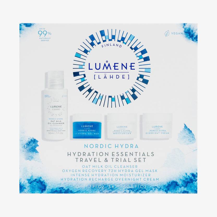 Lumene NORDIC HYDRA [LAHDE] Travel & Trial Set (95ml) 50% Rabatt für begrenzte Zeit