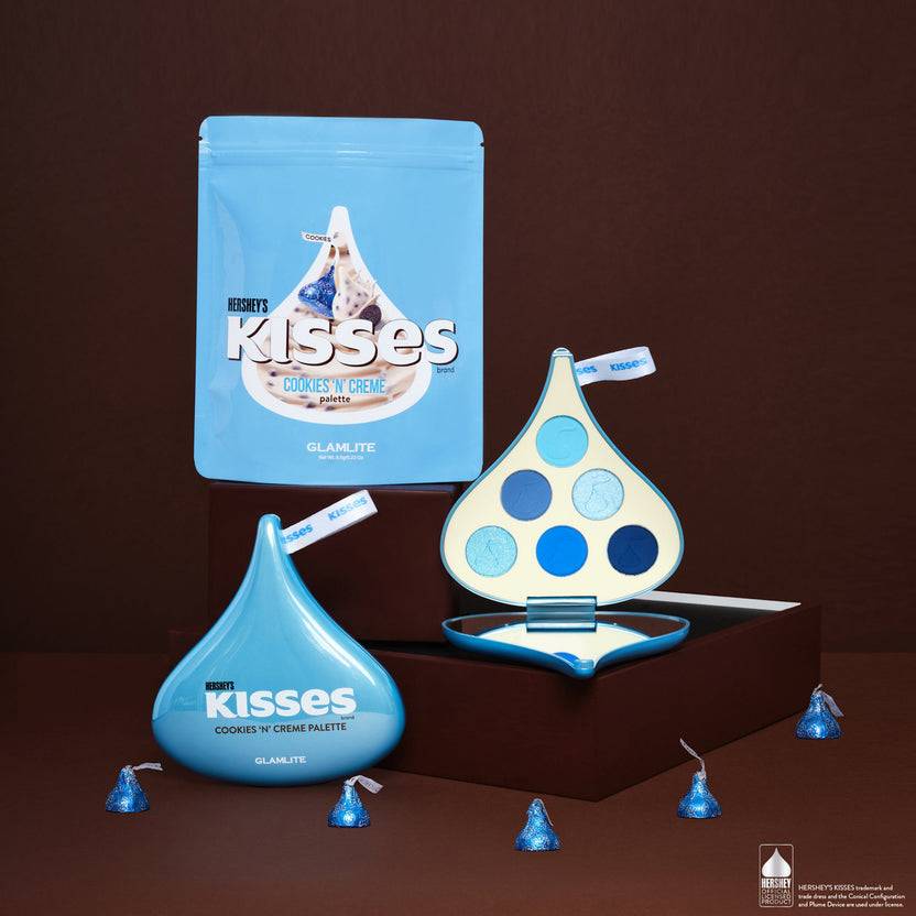 Glamlite Cosmetics Hershey's Kisses x Glamlite Cookies 'N' Creme Palette (6.6g) Fabrikverkauf