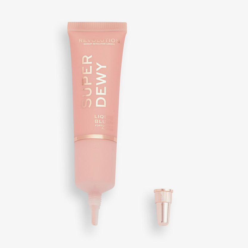 Revolution Makeup Superdewy Liquid Blush Fortunately Flushed (15ml) Bis zu 50% Rabatt