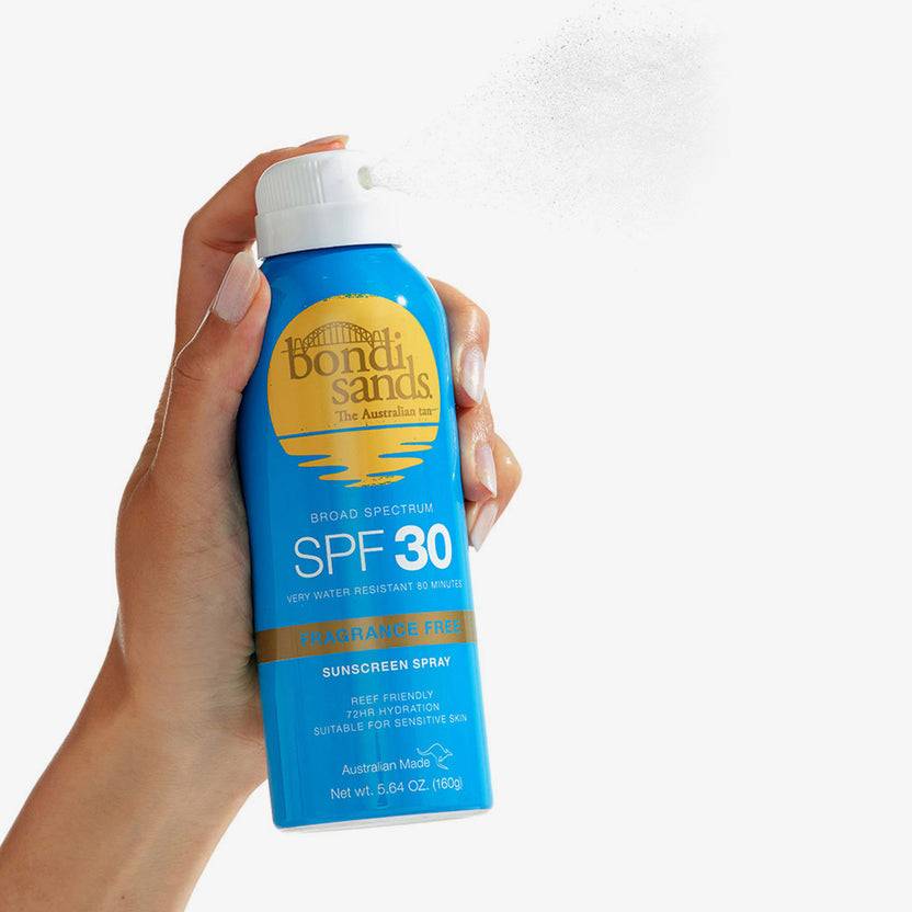 Bondi Sands SPF 30 Aerosol Mist Spray Fragrance Free (160g) Kostenloser Versand international